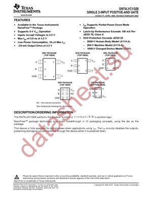 SN74LVC1G08DBVR datasheet  